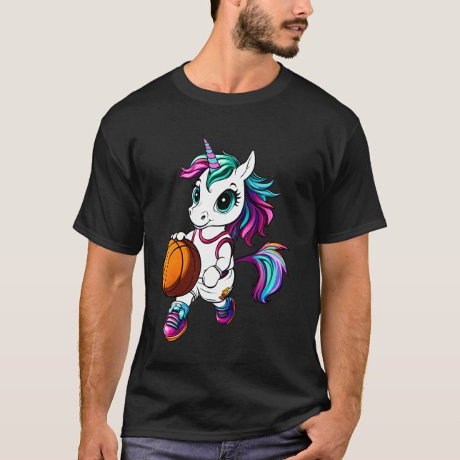 Camiseta Basquetebol Unicórnio (Frente)