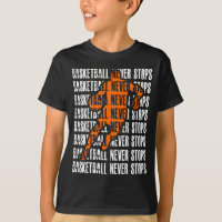 Basquetebol vintage pára jogador de bola de quadra