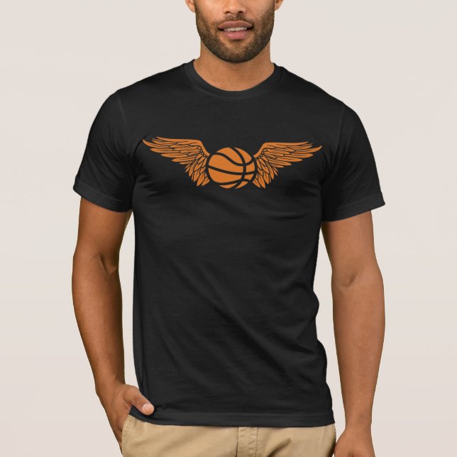 Camiseta basquetebol. voado (Frente)