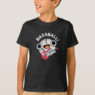 Camiseta Bass Bass Funny Baseball Bass Dark BG