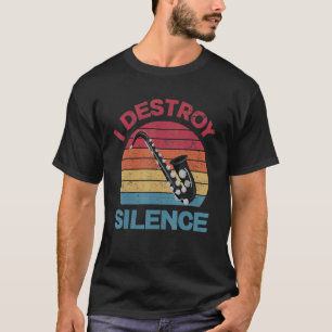 Camiseta Bass Clarinet Clarinetist Clarinet Player I Destro