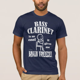 Camiseta Bass Clarinet, Congelamento Cerebral