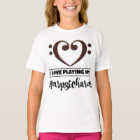 Bass Clef Heart Love Tocando Cravo