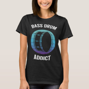 Camiseta Bass Drum Addict Vintage Kick Drums