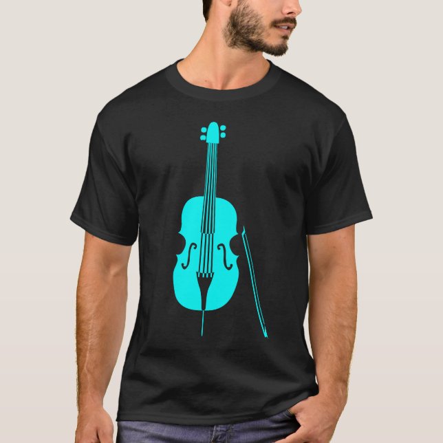 Camiseta Bass Duplo - Ciano (Frente)