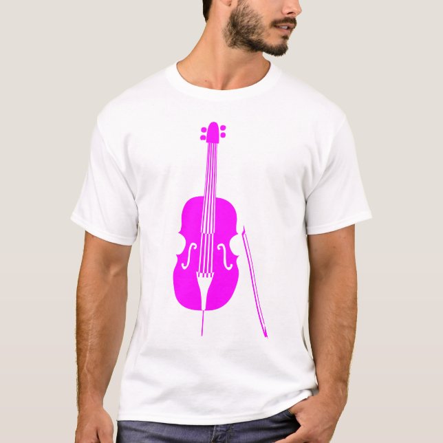 Camiseta Bass Duplo - Magenta (Frente)