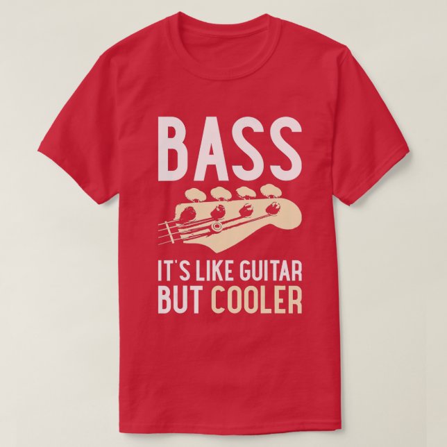 Camiseta Bass É Como Violão Mas Violão Mais Frio Correspond (Frente do Design)