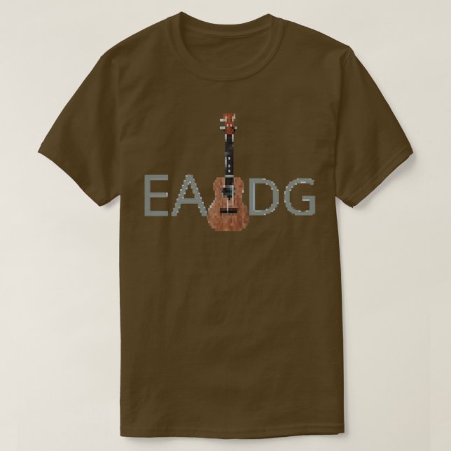 Camiseta Bass EADG Guitar (Frente do Design)