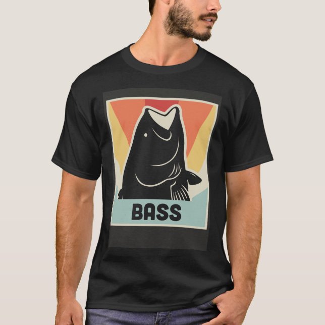 Camiseta Bass Fish Freshwater Fishing & Bass Fishing (Frente)