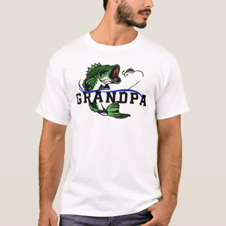 Camiseta Bass Fishing Grandpa Fisherman