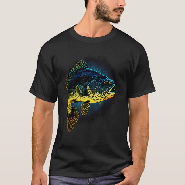 Camiseta Bass Fishing Tournament Black Bass Fish Catcher (Frente)