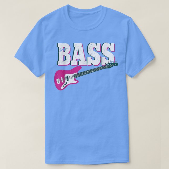 Camiseta Bass Guitar Bass Guitarist Guitars Musik Rock musi (Frente do Design)