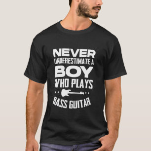 Camiseta Bass Guitar Bhelps Boys E Men Bass Player 1