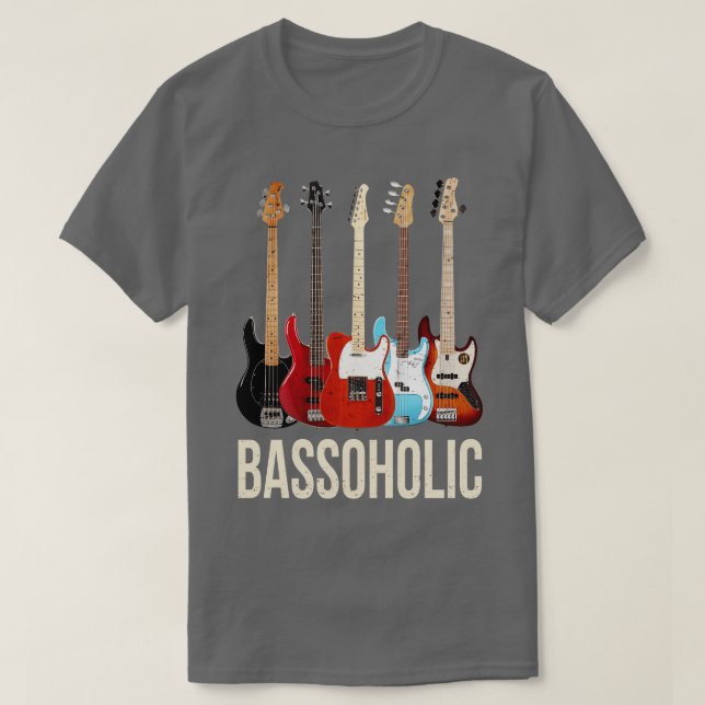 Camiseta Bass Guitar Collector Bass Guitarrista (Frente do Design)
