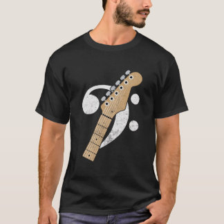 Camiseta Bass Guitar Headstock Bassiste E Jogador De Bass