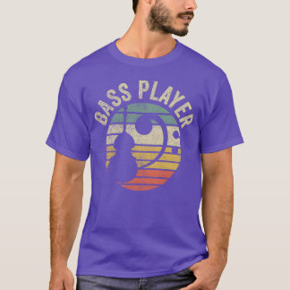 Camiseta Bass Guitar Player Vintage Bass Clef Bassist Gift