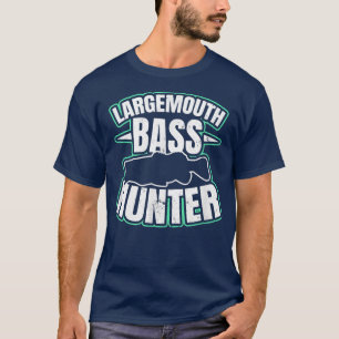 Camiseta Bass Hunter Design Largemouth Bass Pesca 170