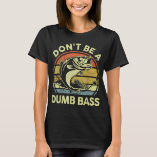 Camiseta Bass Pescando Uivando para a Lua â€“ F Angler Vint
