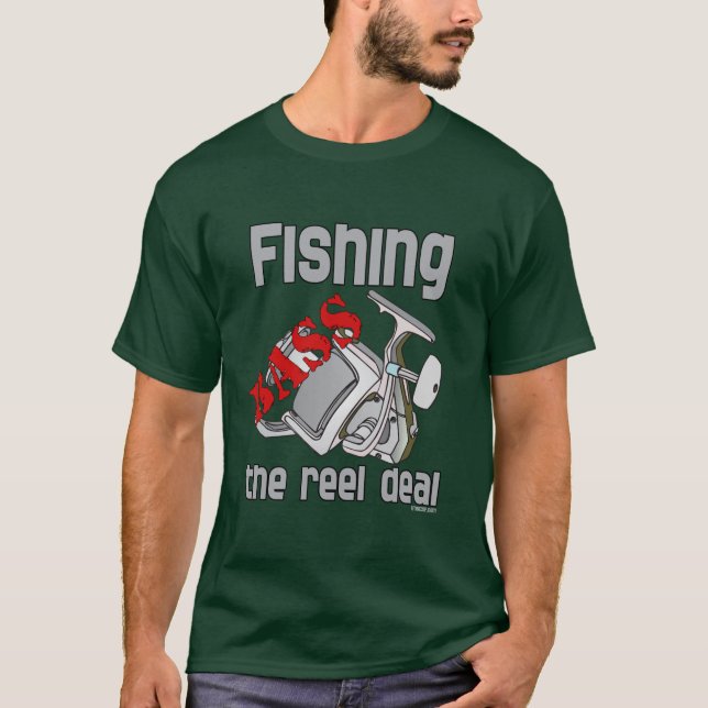 Camiseta Bass Pescarando O Acordo Da Reel (Frente)