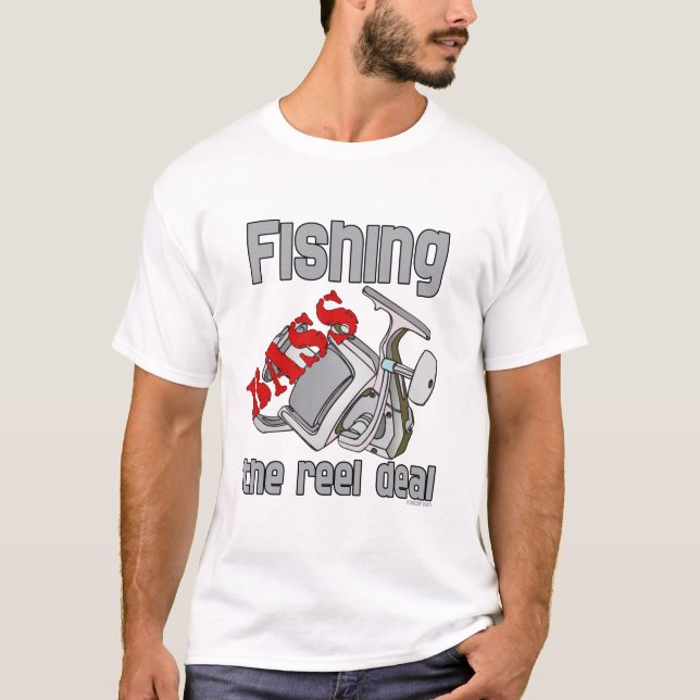 Camiseta Bass Pescarando O Acordo Da Reel (Frente)