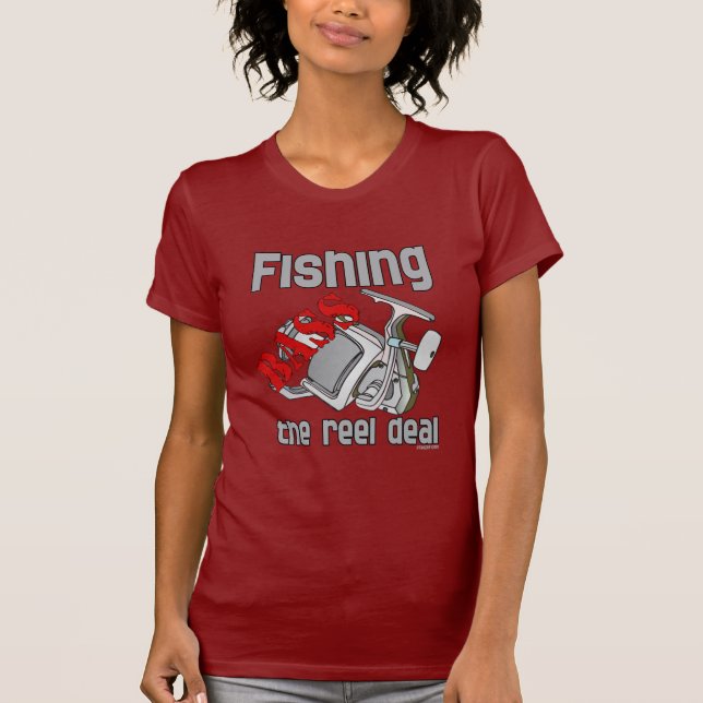 Camiseta Bass Pescarando O Acordo Da Reel (Frente)