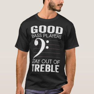 Camiseta Bass Player Bhelps Music Bass Lover Fique Fora De