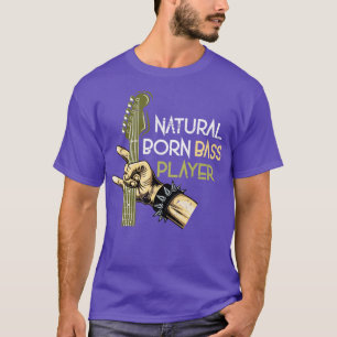Camiseta Bass Player de música para instrumentos musicais p
