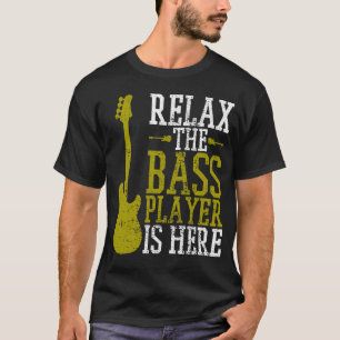 Camiseta Bass Player Guitarrista Rock Metal