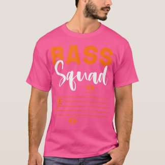 Camiseta Bass Squad Musical Engraçada Ao Longo Do Teatro Do