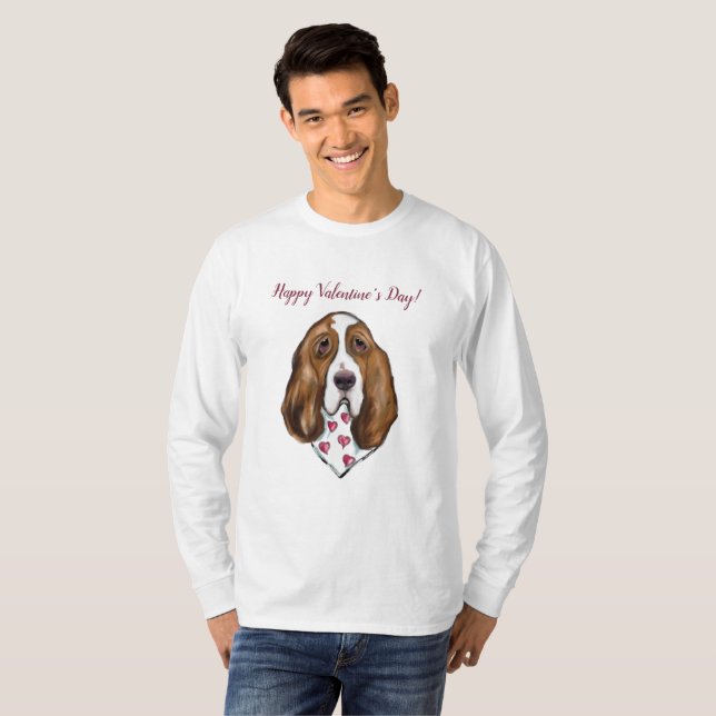 Camiseta Basset Hound (Frente Completa)