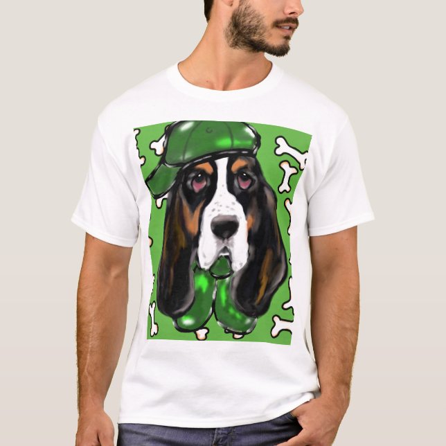 Camiseta Basset Hound (Frente)