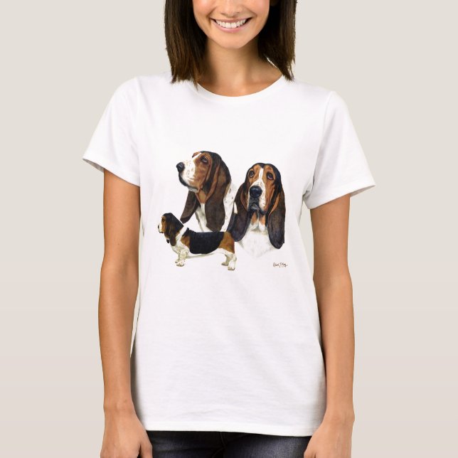 Camiseta Basset Hound (Frente)