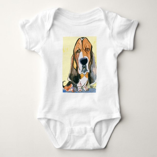 Camiseta Basset Hound (Frente)