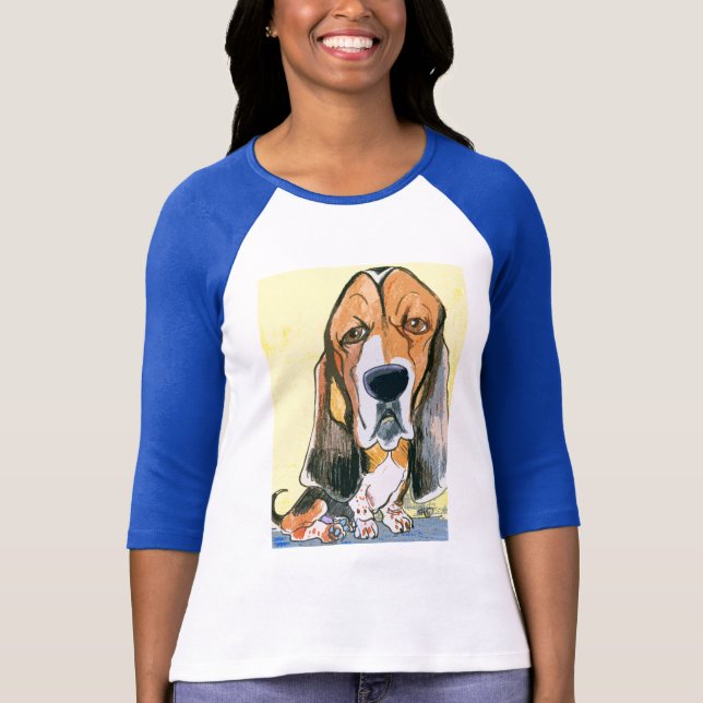 Camiseta Basset Hound (Frente)