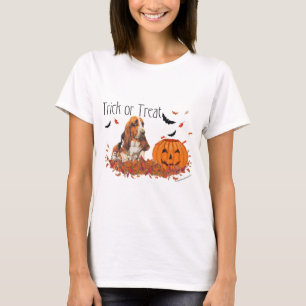 Camiseta Basset Hound Halloween