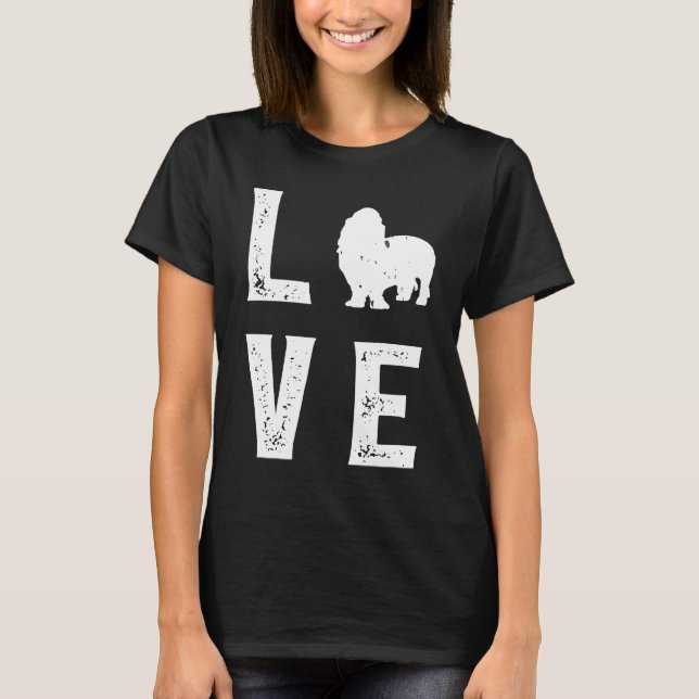 Camiseta Basset Hound Love (Frente)