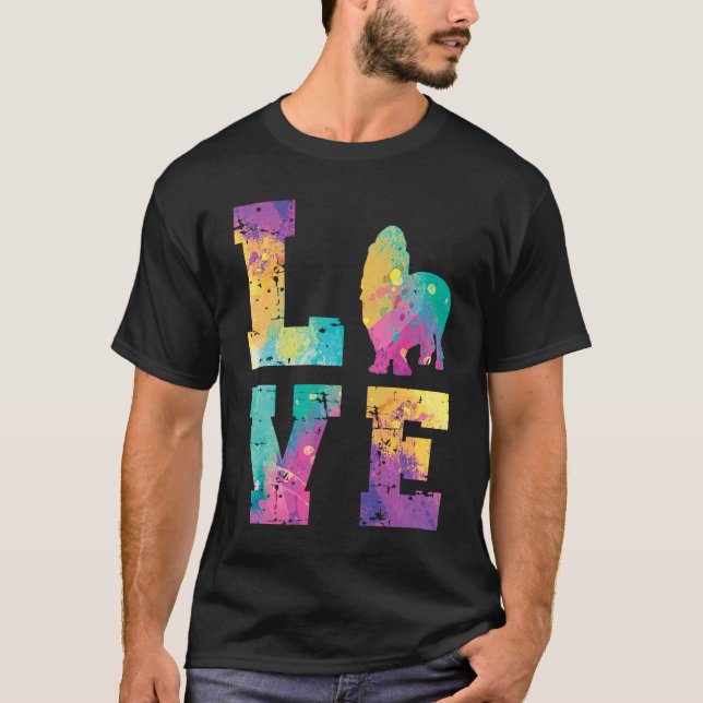 Camiseta Basset Hound Love (Frente)