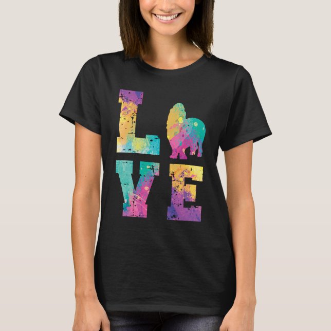 Camiseta Basset Hound Love (Frente)