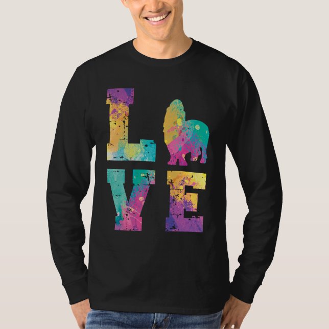 Camiseta Basset Hound Love (Frente)