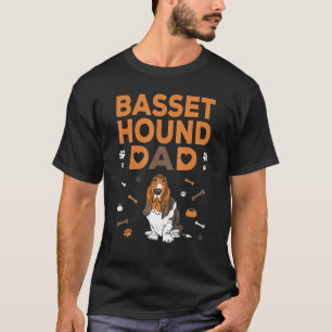 Camiseta Basset Hound Pai Funny Basset Hound Padre Propriet