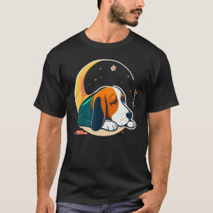 Camiseta Basset Hound pajama em Basset Hound Sleepi