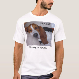 Camiseta Basset Hound sonolento