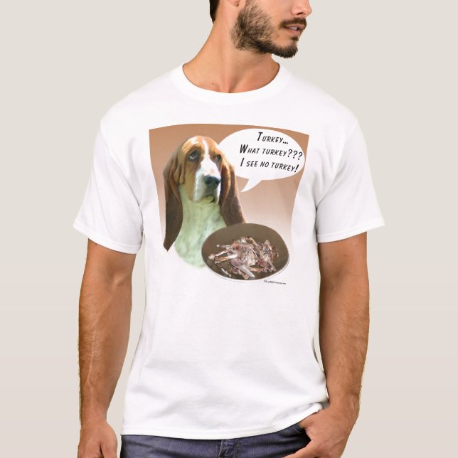 Camiseta Basset Hound Turquia (Frente)