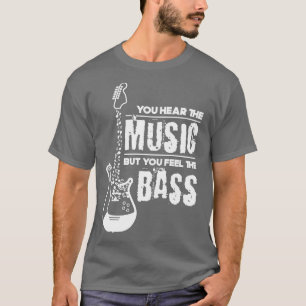 Camiseta Bassistido - Bass de Cotação de Música de Presente