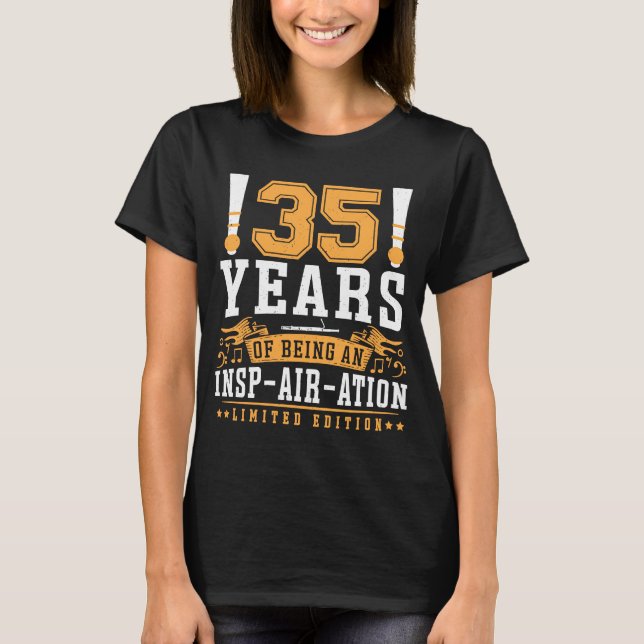Camiseta Bassonista Aniversário De 35 Anos (Frente)