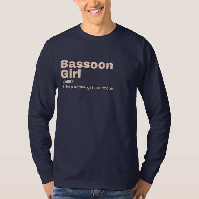 Camiseta Bassoon Girl  (Frente)