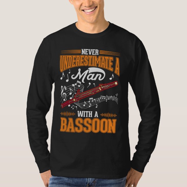 Camiseta Bassoon Man Bassoon Player Bassoonist (Frente)
