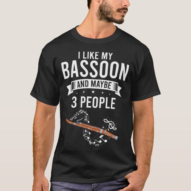Camiseta Bassoon Orchesta Quote for Bassoon Player 2 (Frente)