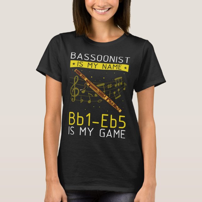 Camiseta Bassoon Reed for Bassoonist and Bassoon Orchestra  (Frente)
