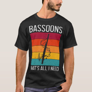 Camiseta Bassoon Reed para Orquestra Bassonista e Bassoon